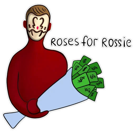 🌹 Стикер «DICY» для Telegram