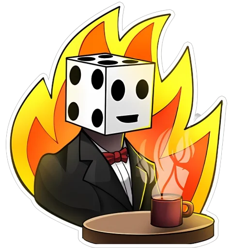 😱 Стикер «DICY» для Telegram