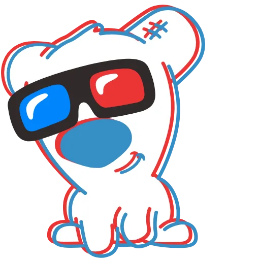 😎 Эмодзи «Спотти и Персик» для Telegram