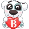 💞 Эмодзи «spotty love letters» для Telegram