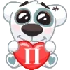💞 Эмодзи «spotty love letters» для Telegram
