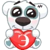 💞 Эмодзи «spotty love letters» для Telegram
