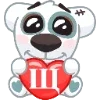 💞 Эмодзи «spotty love letters» для Telegram