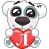 💞 Эмодзи «spotty love letters» для Telegram