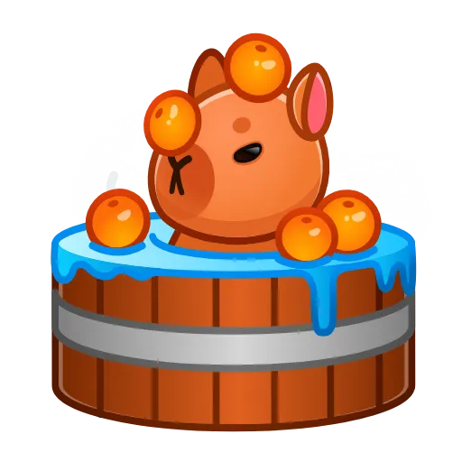 🐰 Эмодзи «Spring Basket» для Telegram