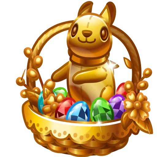 🐰 Эмодзи «Spring Basket» для Telegram