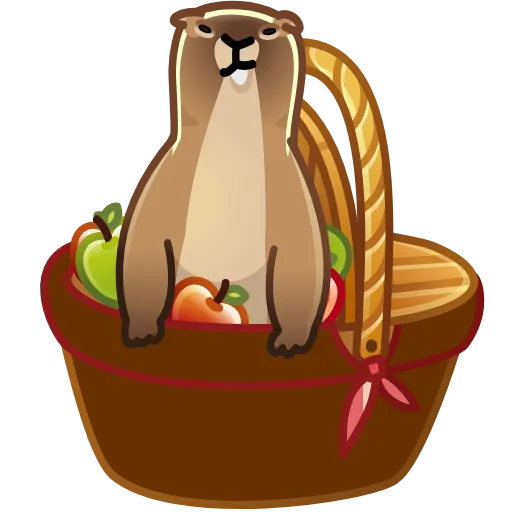 🐰 Эмодзи «Spring Basket» для Telegram