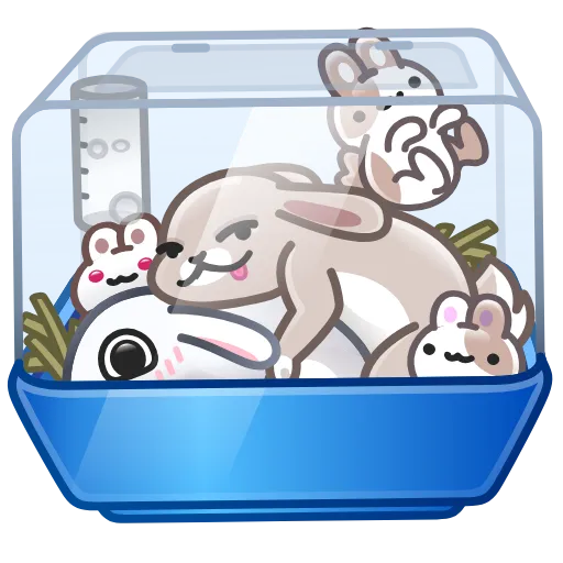 🐰 Эмодзи «Spring Basket» для Telegram
