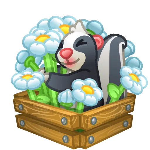 🐰 Эмодзи «Spring Basket» для Telegram
