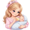 👩‍🍼 Эмодзи «Смайл Весна» для Telegram