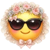 😎 Эмодзи «Смайл Весна» для Telegram