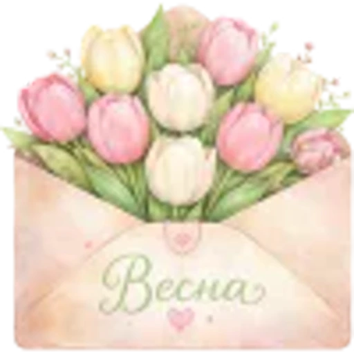 🤩 Эмодзи «Весенние разноцветные буквы и иконки» для Telegram