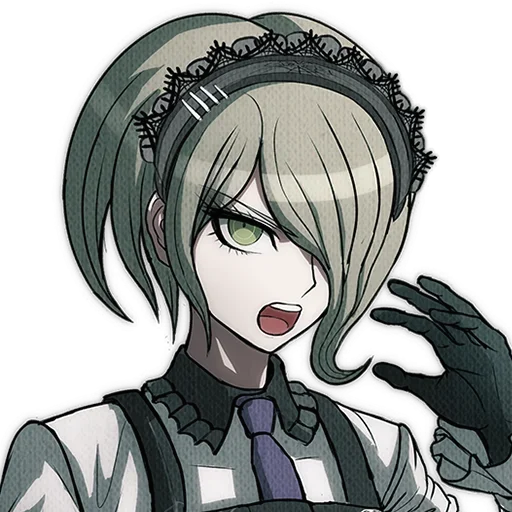😠 Стикер «Danganronpa Sprites /» для Telegram