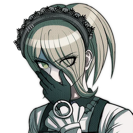 😨 Стикер «Danganronpa Sprites /» для Telegram