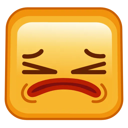 😣 Эмодзи «Square Emoji - квадратные эмоджи» для Telegram