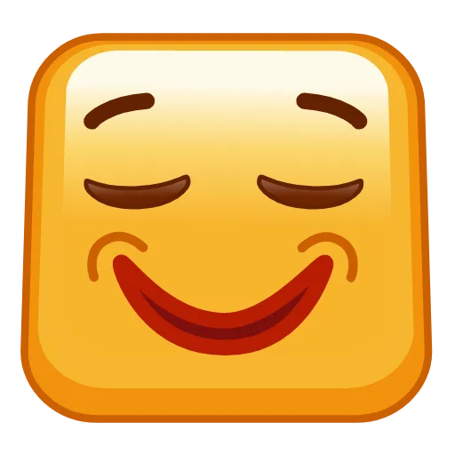 😌 Эмодзи «Square Emoji - квадратные эмоджи» для Telegram
