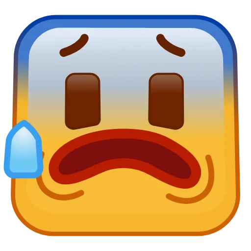 😰 Эмодзи «Square Emoji - квадратные эмоджи» для Telegram