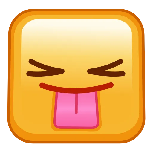 😝 Эмодзи «Square Emoji - квадратные эмоджи» для Telegram