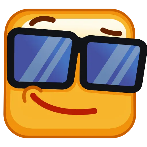 😎 Эмодзи «Square Emoji - квадратные эмоджи» для Telegram