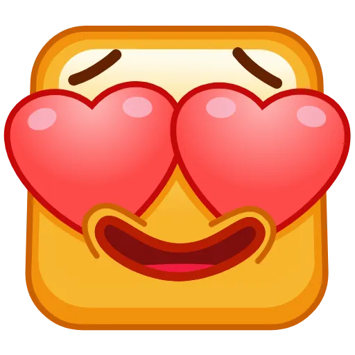 😍 Эмодзи «Square Emoji - квадратные эмоджи» для Telegram