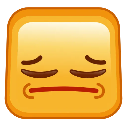 😔 Эмодзи «Square Emoji - квадратные эмоджи» для Telegram
