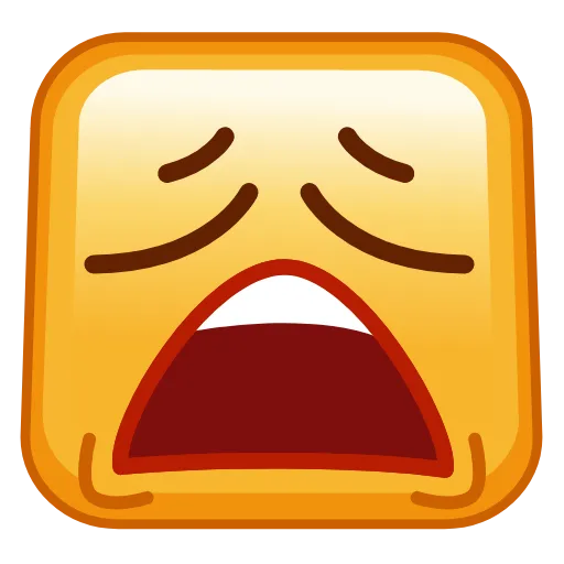 😩 Эмодзи «Square Emoji - квадратные эмоджи» для Telegram