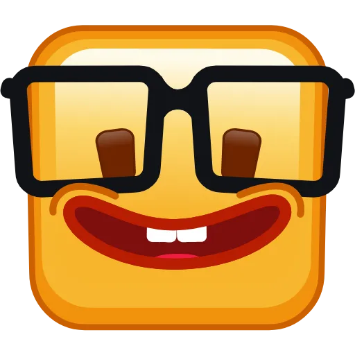 🤓 Эмодзи «Square Emoji - квадратные эмоджи» для Telegram