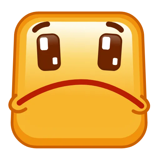☹️ Эмодзи «Square Emoji - квадратные эмоджи» для Telegram