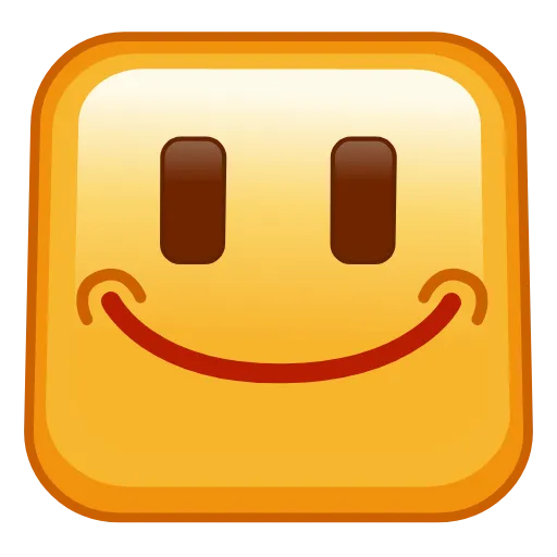 🙂 Эмодзи «Square Emoji - квадратные эмоджи» для Telegram