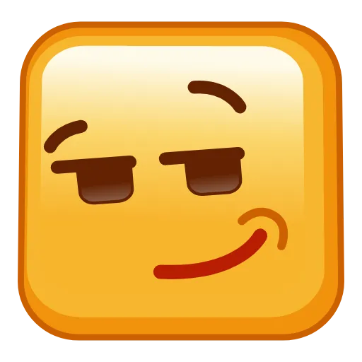 😏 Эмодзи «Square Emoji - квадратные эмоджи» для Telegram