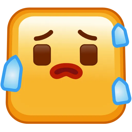 😥 Эмодзи «Square Emoji - квадратные эмоджи» для Telegram