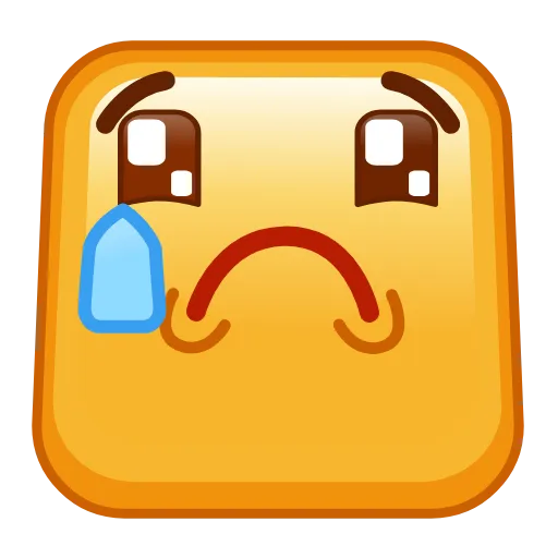 😢 Эмодзи «Square Emoji - квадратные эмоджи» для Telegram