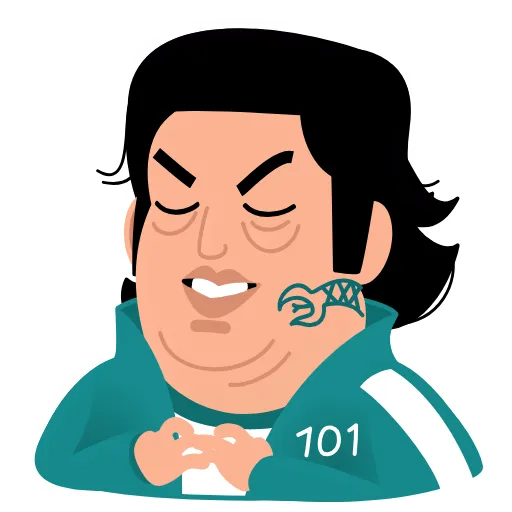 😈 Эмодзи «Squid Game» для Telegram