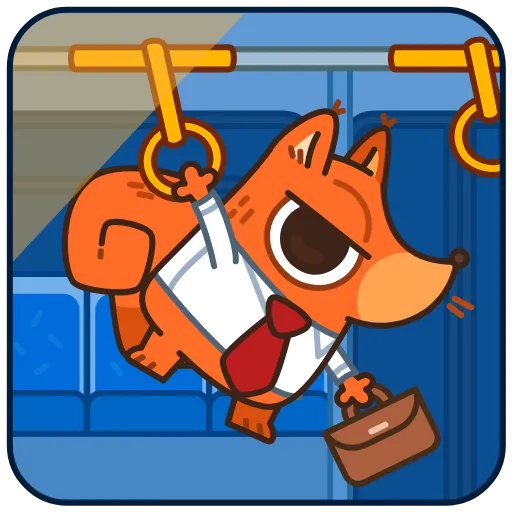 🫨 Эмодзи «Белка-клерк» для Telegram