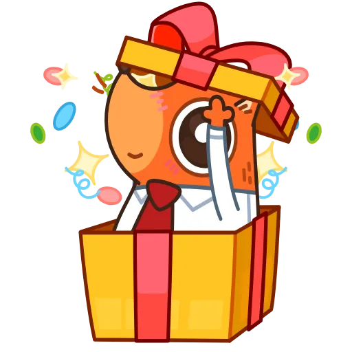 🎁 Эмодзи «Белка-клерк» для Telegram