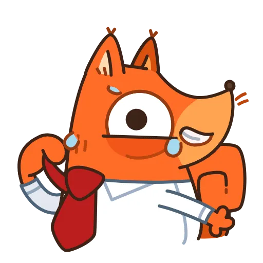 😥 Эмодзи «Белка-клерк» для Telegram