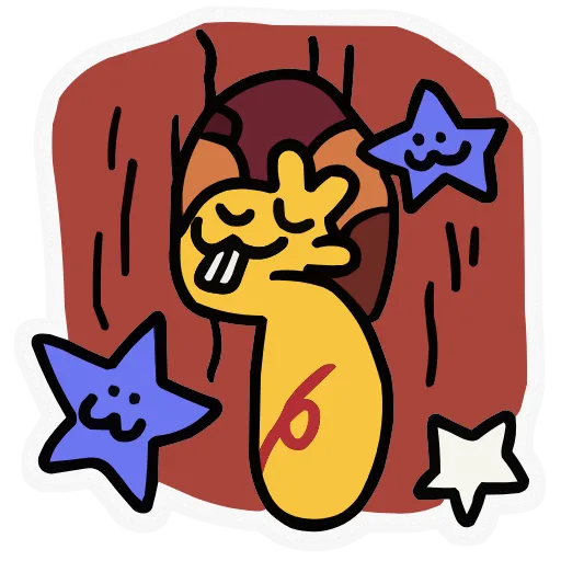 😴 Эмодзи «Бевка» для Telegram