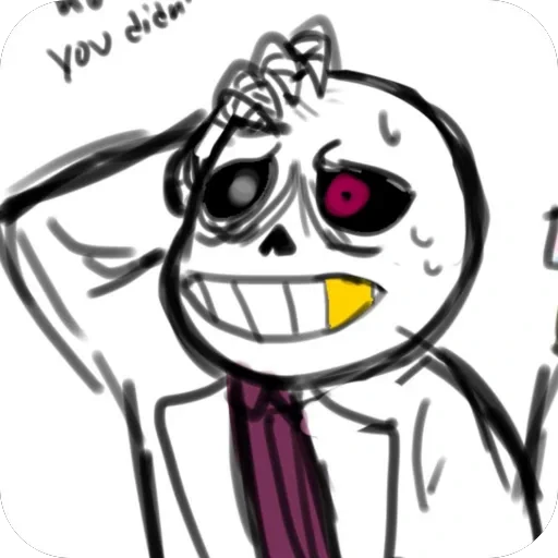 😨 Стикер «Underfell Salphys» для Telegram
