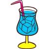 🍹 Эмодзи «Лето - пак разноцветных букв» для Telegram