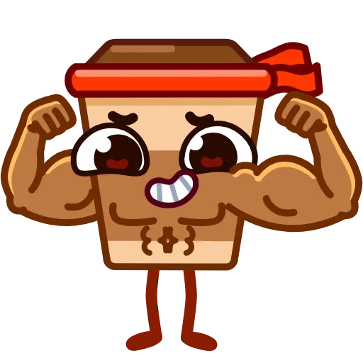 💪 Стикер «Стаканчик Кофе» для Telegram