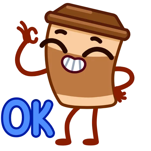 👌 Стикер «Стаканчик Кофе» для Telegram