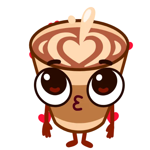 😘 Стикер «Стаканчик Кофе» для Telegram