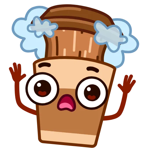 🤯 Стикер «Стаканчик Кофе» для Telegram