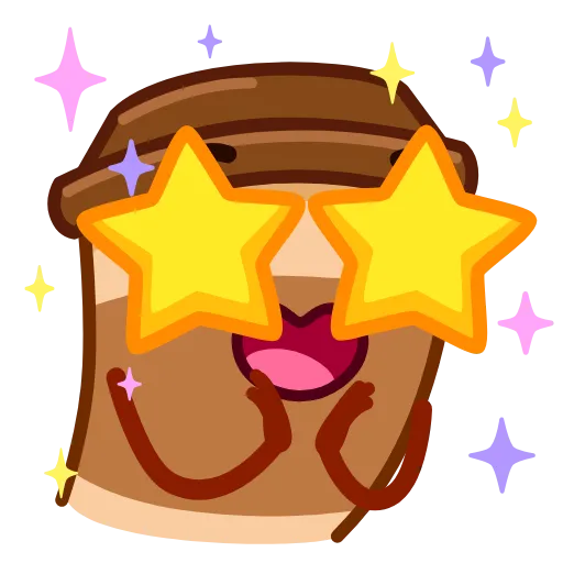 🤩 Стикер «Стаканчик Кофе» для Telegram