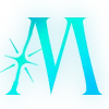 ✨ Эмодзи «Голубые буквы с блёстками и иконки» для Telegram