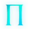 ✨ Эмодзи «Голубые буквы с блёстками и иконки» для Telegram