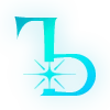 ✨ Эмодзи «Голубые буквы с блёстками и иконки» для Telegram