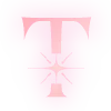 ✨ Эмодзи «Розовые буквы с блёстками» для Telegram