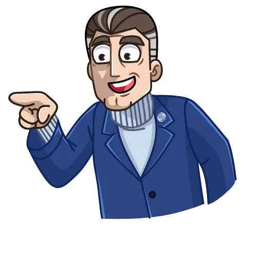 😉 Стикер «Old & Young» для Telegram