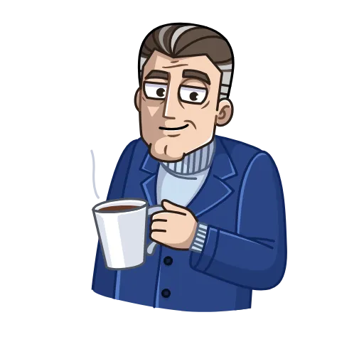 😏 Стикер «Old & Young» для Telegram